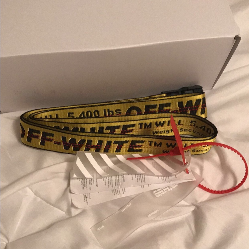 Off-White industrial fashion belt